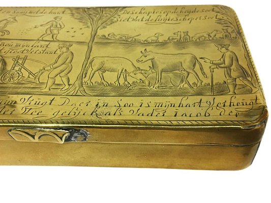 18th Century Dutch Copper Tobacco Box-UCH-1224520