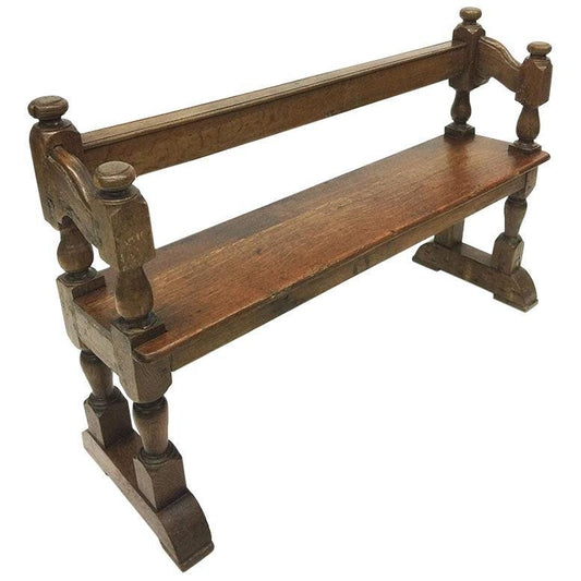 18th Century Dutch Oak Hallway Sofa Bench