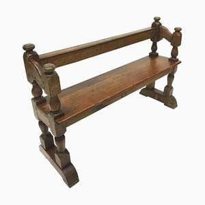 18th Century Dutch Oak Hallway Sofa Bench-UCH-1224494