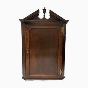 18th Century Dutch Oak Hanging Corner Cabinet-UCH-1378023