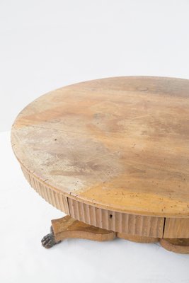 18th Century Empire Walnut Round Table-RCE-1449669