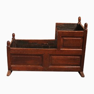 18th Century English Cradle in Oak-HPU-827174