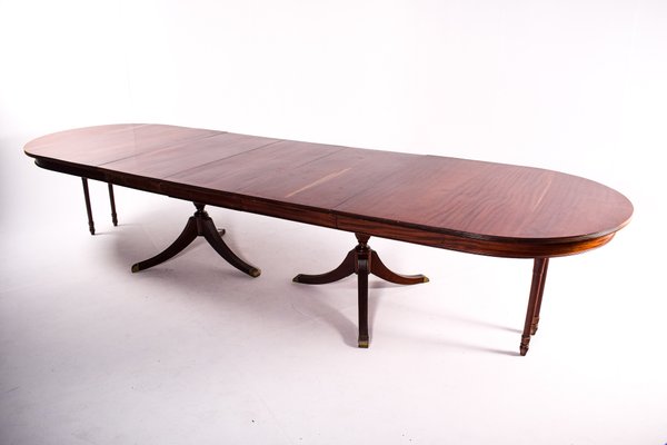 18th Century English Dining Table in Mahogany-XWB-1142506