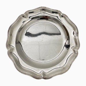 18th Century Filet Dish in Silver with Monogram-QKG-1754193