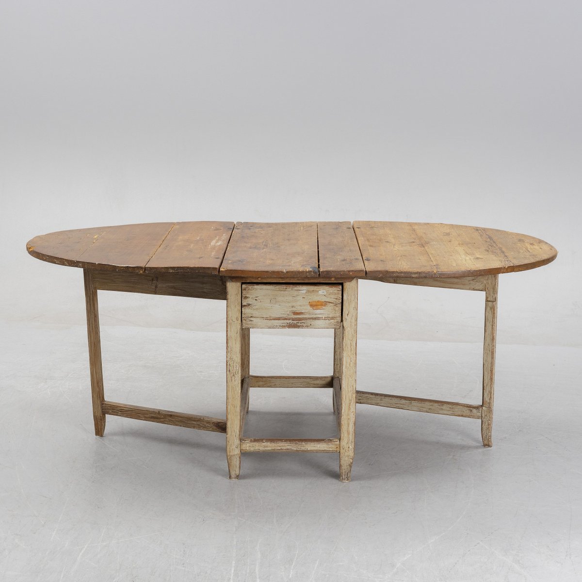 18th Century Folding Table with Rounded Edges