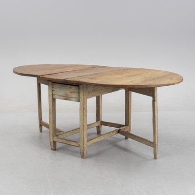 18th Century Folding Table with Rounded Edges