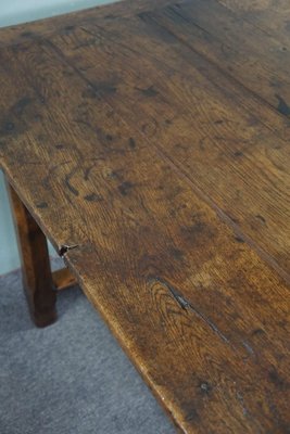 18th Century French Dining Table in Oak-HPP-1740166