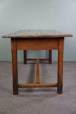 18th Century French Dining Table in Oak-HPP-1740166