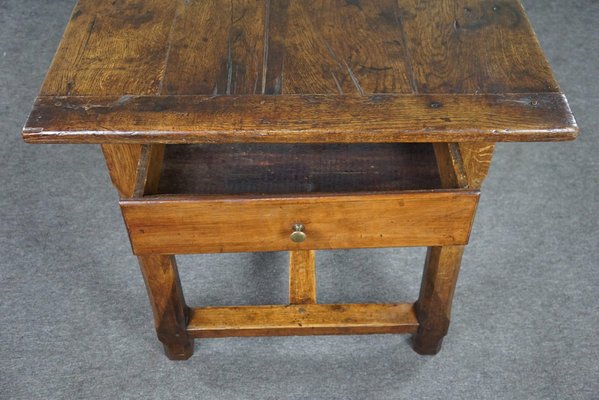 18th Century French Dining Table in Oak-HPP-1740166