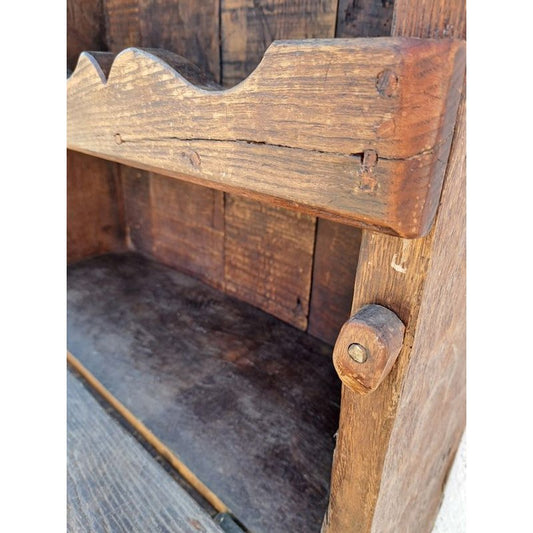 18th Century French Walnut and Oak Wood Cupboard