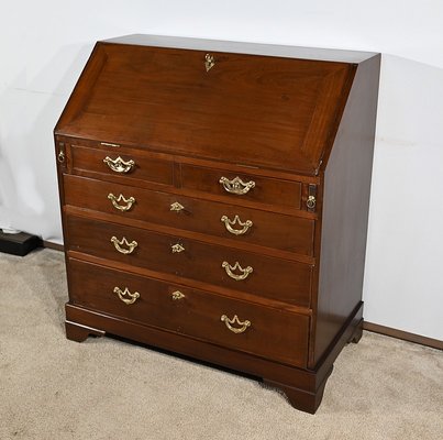 18th Century Georgian Dribanne Chest of Drawers in Mahogany, England-RVK-1818372