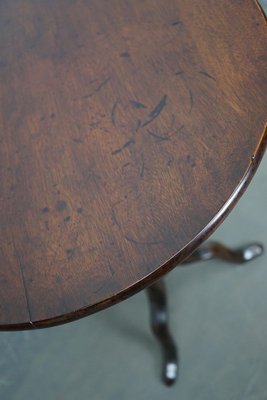 18th Century Georgian Mahogany Tilt Top Wine Table-XO-844071