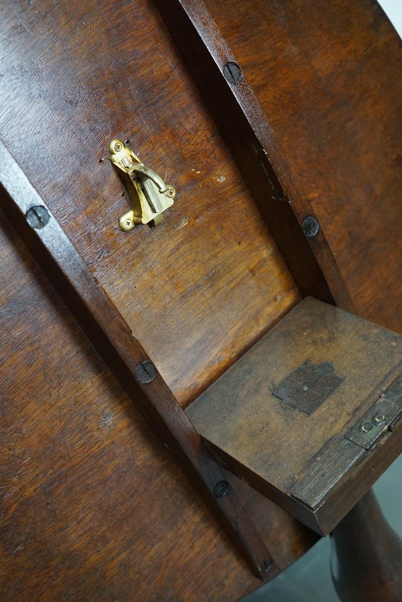 18th Century Georgian Mahogany Tilt Top Wine Table