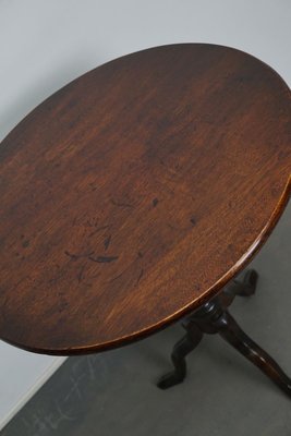 18th Century Georgian Mahogany Tilt Top Wine Table-XO-844071