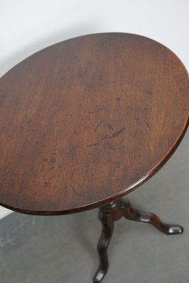 18th Century Georgian Mahogany Tilt Top Wine Table-XO-844071