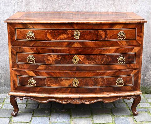 18th Century German Marquetry Chest of Drawers-FGA-923560