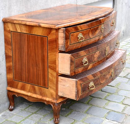 18th Century German Marquetry Chest of Drawers-FGA-923560