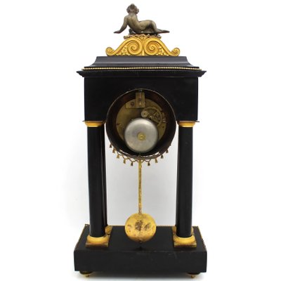 18th Century Gilt Bronze and Marble Clock-UMS-859129