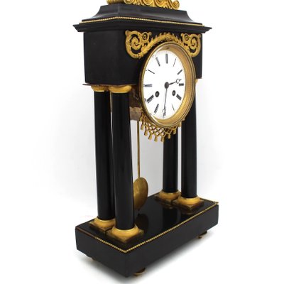 18th Century Gilt Bronze and Marble Clock-UMS-859129