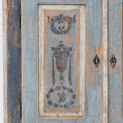 18th Century Hand-Painted Half-Cupboard-VEI-2021238