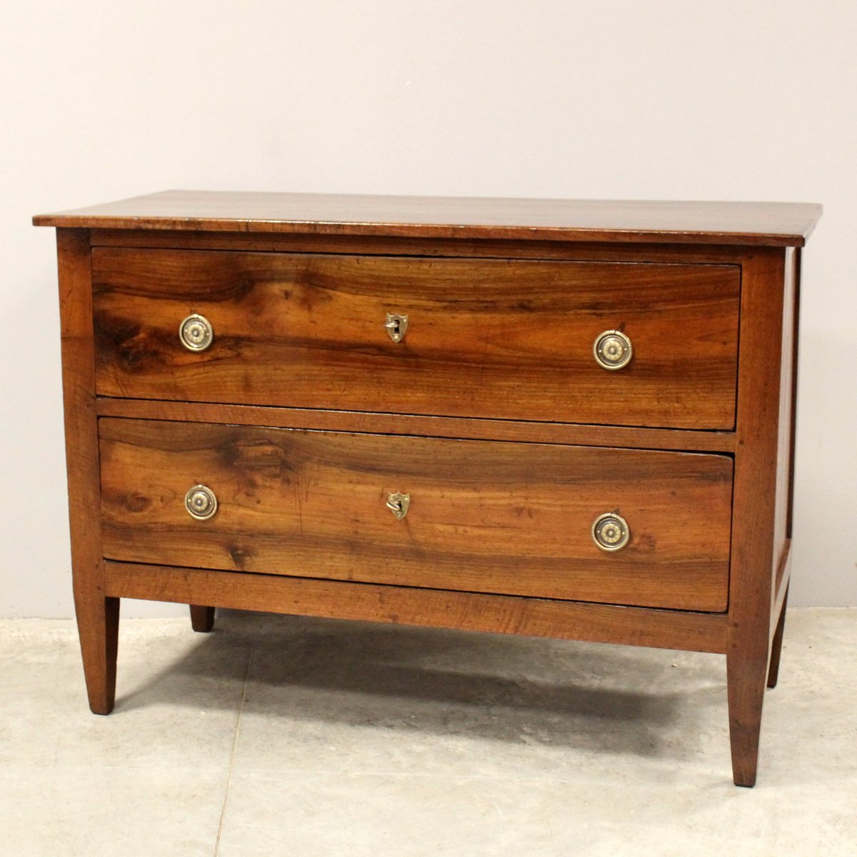 18th Century Italian Directoire Chest of Drawers in Walnut