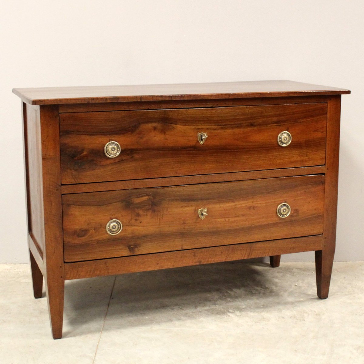 18th Century Italian Directoire Chest of Drawers in Walnut