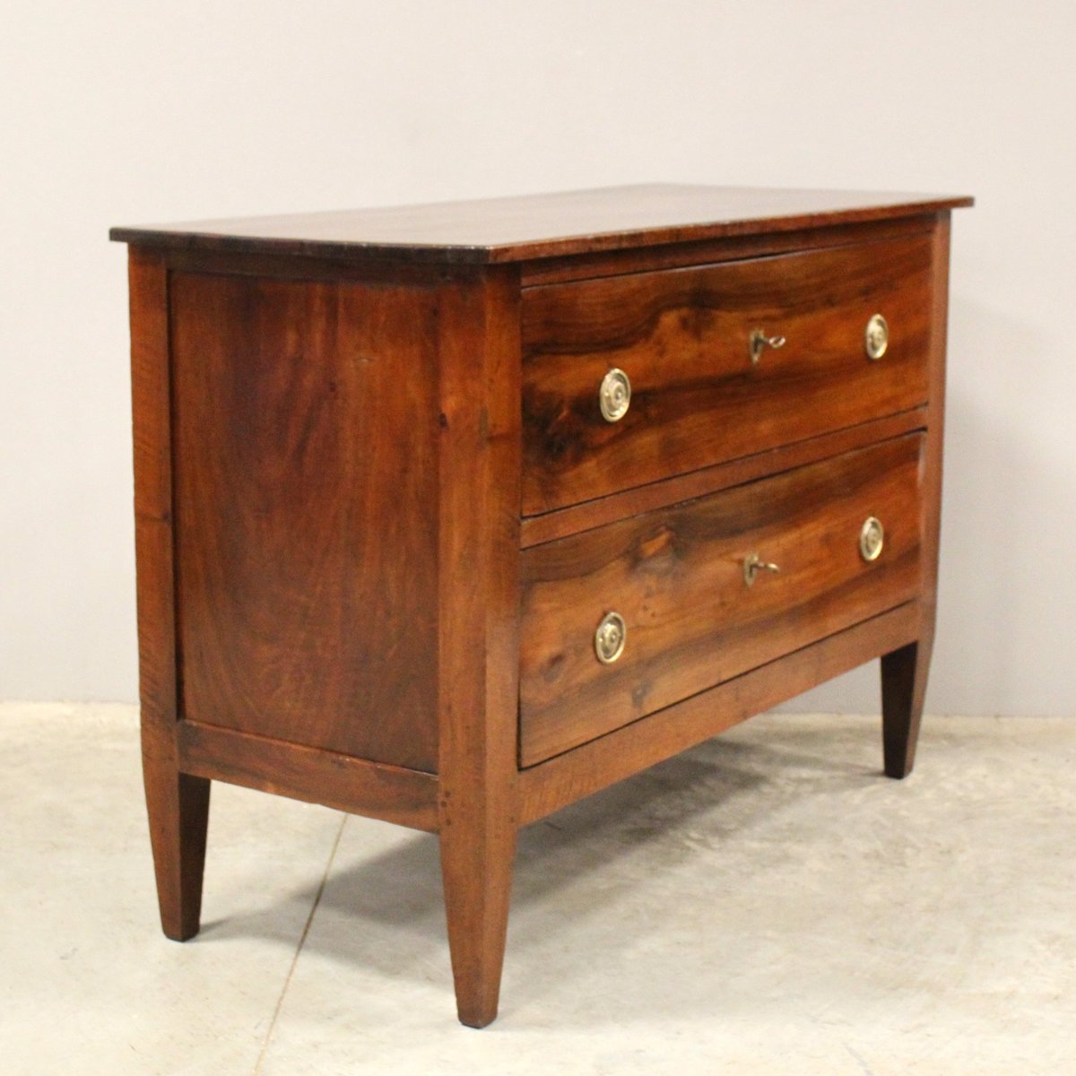 18th Century Italian Directoire Chest of Drawers in Walnut