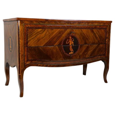 18th Century Italian Marquetry Chest of Drawers, Milan, 1760s-TQA-1363244