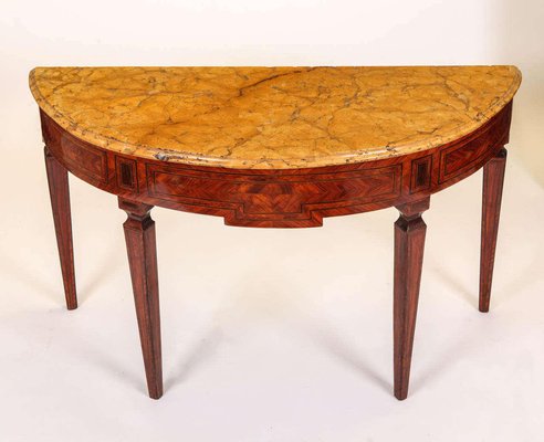 18th Century Italian Marquetry Console Table-MBH-1032323