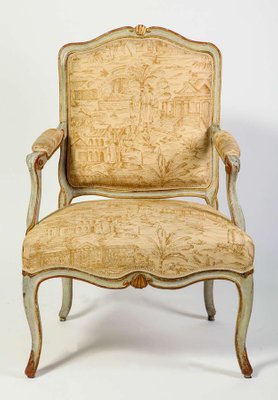 18th Century Italian Painted Armchairs, Set of 2-MBH-1032256