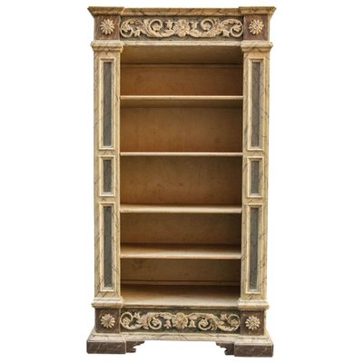 18th Century Italian Painted Bookcase-MBH-1032320