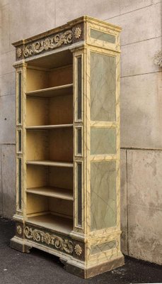 18th Century Italian Painted Bookcase-MBH-1032320