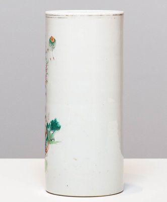 18th Century Kangxi Porcelain and Enamel Painted Brush Vase, 1720s-JE-1415069