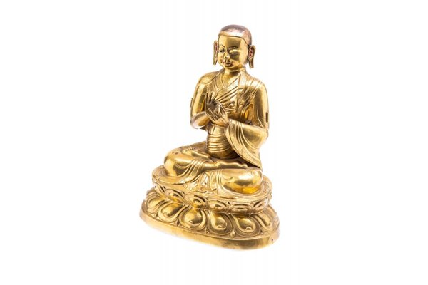 18th Century Lama Tsongkhapa Figurine, Tibet-BXB-1427546