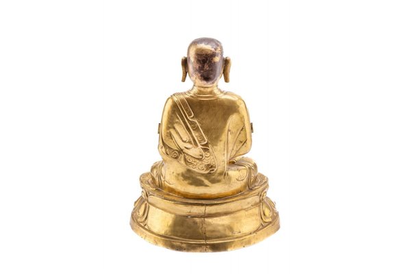 18th Century Lama Tsongkhapa Figurine, Tibet-BXB-1427546