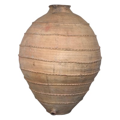 18th Century Large 41 Terracotta Ribbed Vessel-PSK-1002889