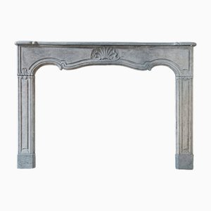 18th Century Louis XIV Amsterdam Bluestone Fireplace-TDA-1742316