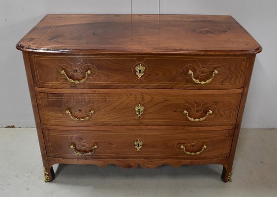 18th Century Louis XIV Chest of Drawers in Elm-RVK-746343