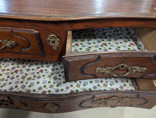 18th Century Louis XIV Solid Walnut Chest of Drawers-HLV-1706204