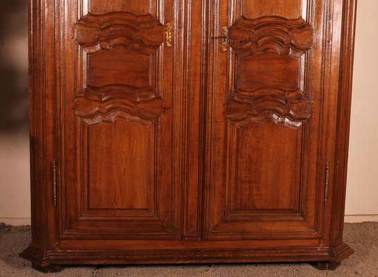 18th Century Louis XIV Wardrobe in Oak-HPU-1245959