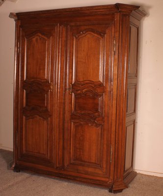 18th Century Louis XIV Wardrobe in Oak-HPU-1245959