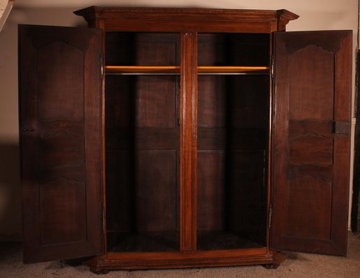 18th Century Louis XIV Wardrobe in Oak-HPU-1245959