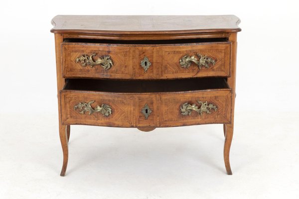 18th Century Louis XV Commode in Marquetry-CEJ-684540