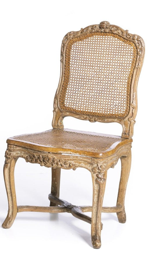 18th Century Louis XV French Chairs, Set of 2