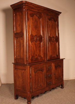 18th Century Louis XV French Oak Buffet-HPU-785705