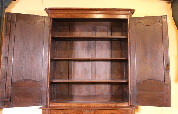 18th Century Louis XV French Oak Buffet-HPU-732876