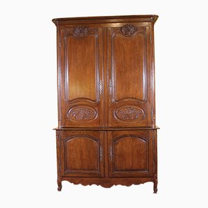 18th Century Louis XV French Oak Buffet-HPU-732876