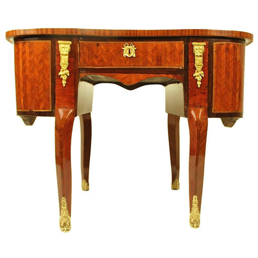 18th Century Louis XV Kingwood Amaranth and Parquetry Desk