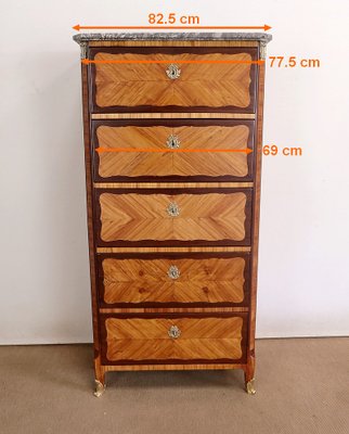 18th Century Louis XV Precious Wood Chest of Drawers-RVK-1424693