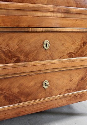 18th Century Louis XVI Blond Walnut Secretaire-RVK-655929